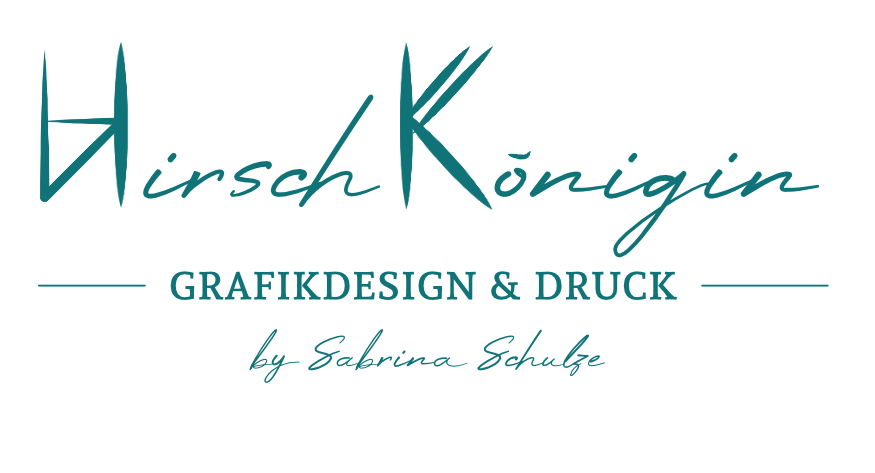 Hirschkönigin – Grafikdesign & Druck
